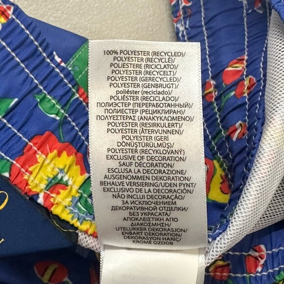 Polo Ralph Lauren Men’s 4XB Swim Trunks Lined Shorts Pockets Drawstring Floral - Picture 10 of 12